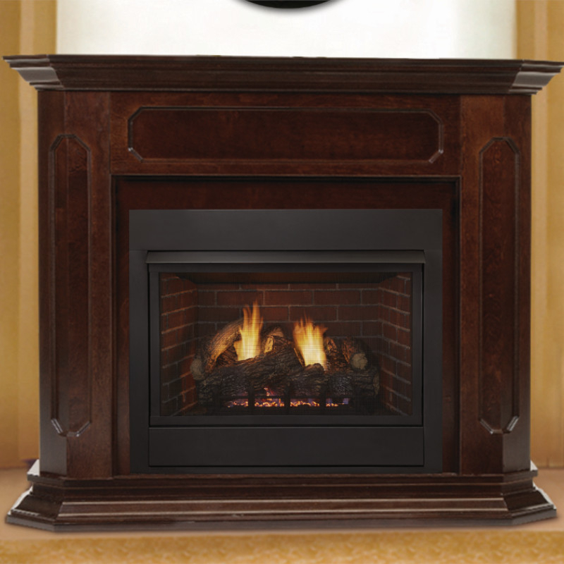 Wood Framed Gas Fireplace