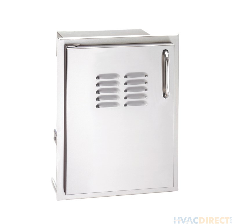 Fire Magic Select 21”h x 14½”w x 20½”d Single Access Door With Tank Tray & Louvers - 33820-TS