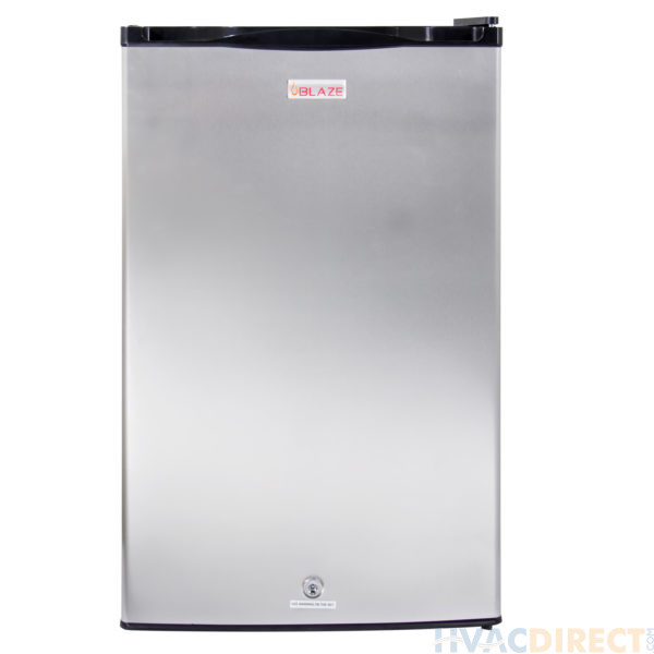 Blaze 20-Inch 4.5 Cu Ft. Compact Refrigerator With Recessed Handle With Optional Stainless Steel Hinged Door Upgrade 