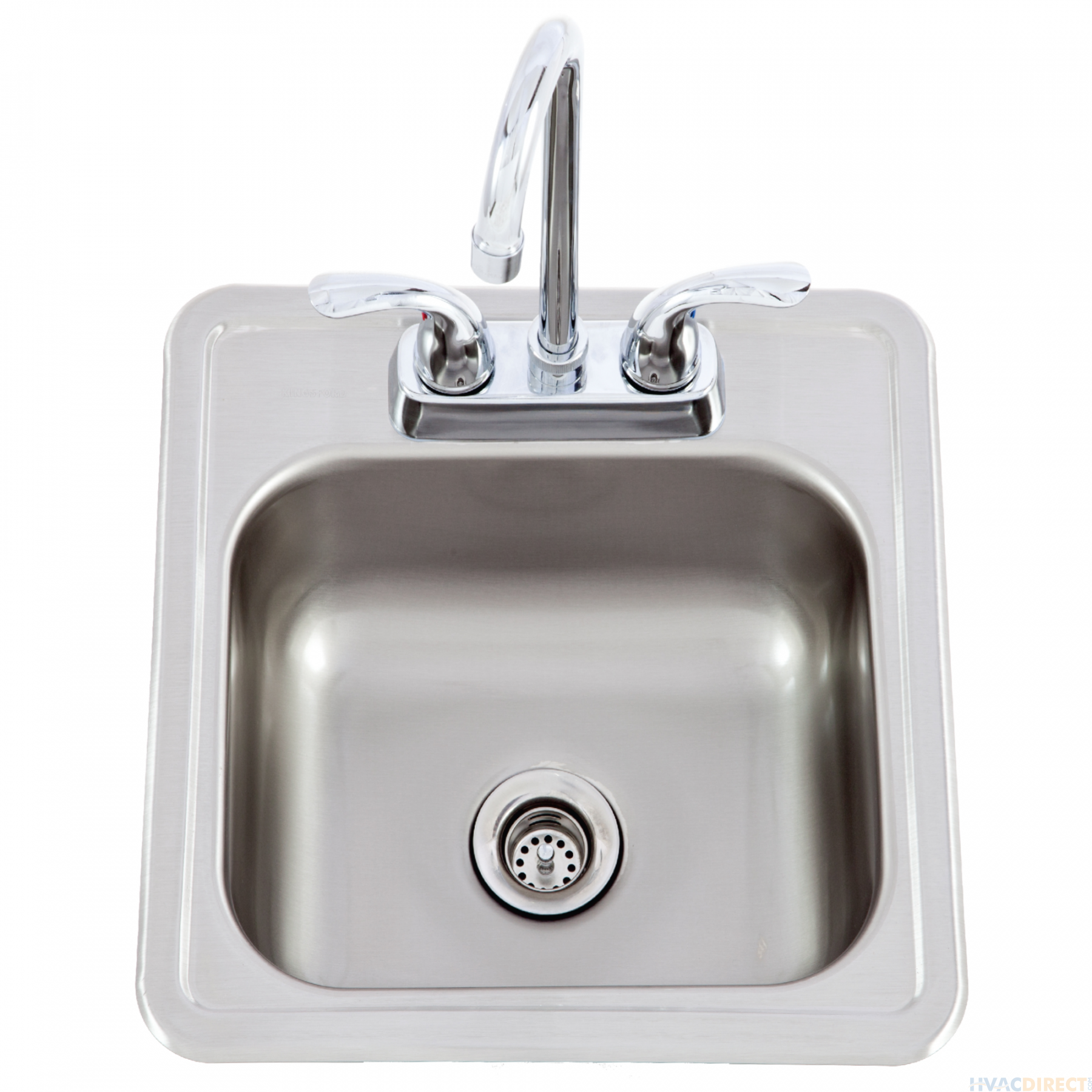 Lion 15 X 15 Outdoor Rated Stainless Steel Sink With Hot/Cold Faucet