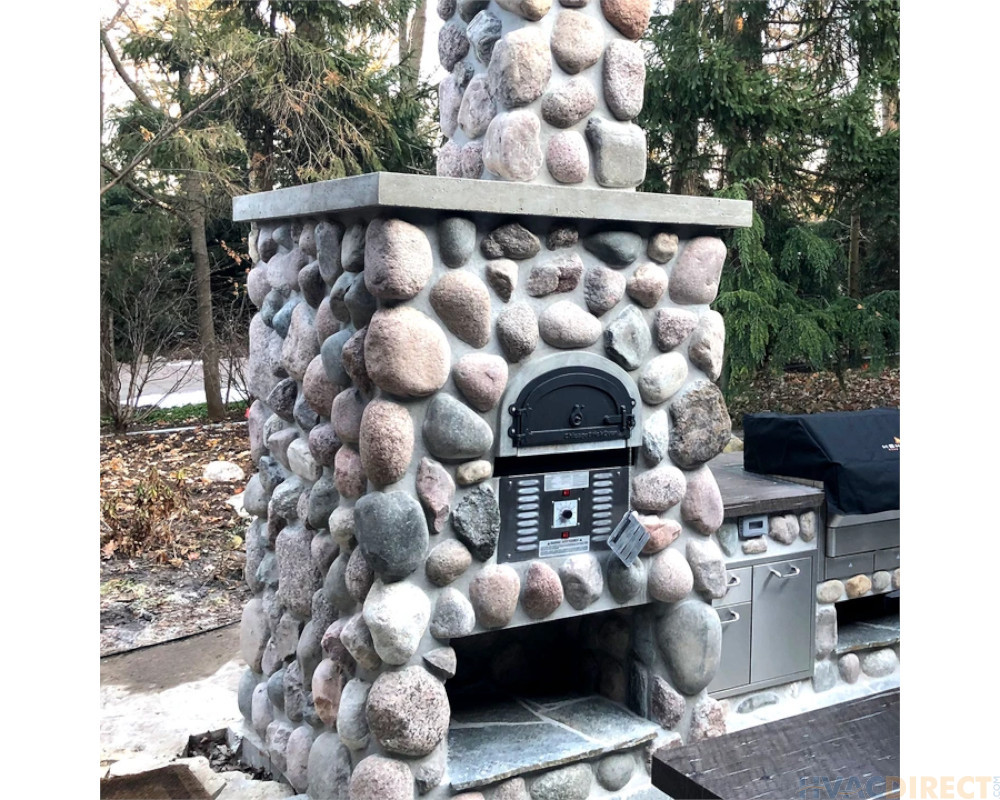Chicago Brick Oven 750 Dual Fuel Residential DIY Pizza Oven Kit - CBO-O-KIT-750-HYB-Residential