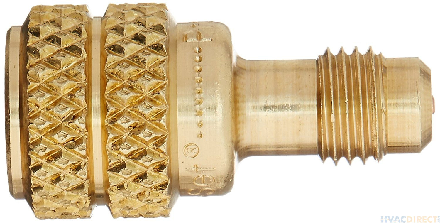 CPS 87-AD87 Low-Side Adapter - 5/16" (1/2"-20) Female x 1/4" Male Adapter with Core and Depressor
