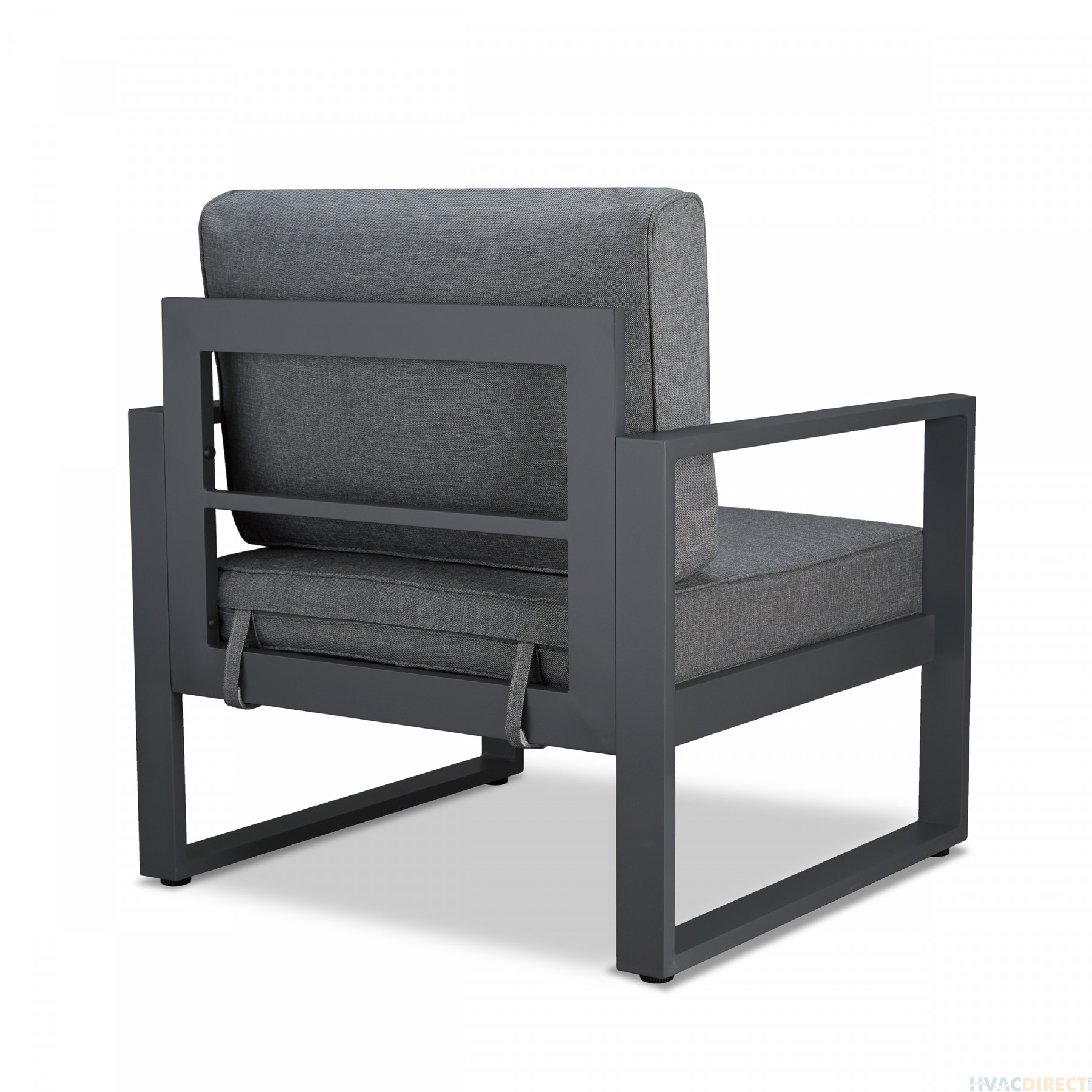 Real Flame Baltic Chair Set (2 Chairs) Gray - 9611-GRY