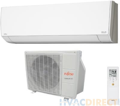 Fujitsu 9,000 BTU 23 SEER Ductless Mini-Split Heat Pump System