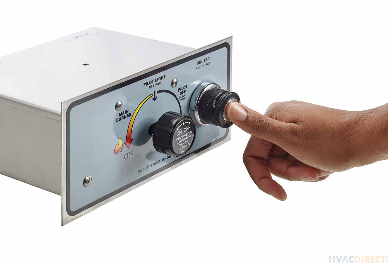 HPC 54-Inch x 16-Inch Push Button/Flame Sensing Rectangular Fire Pit Burner Kit- FPPK54X16-H