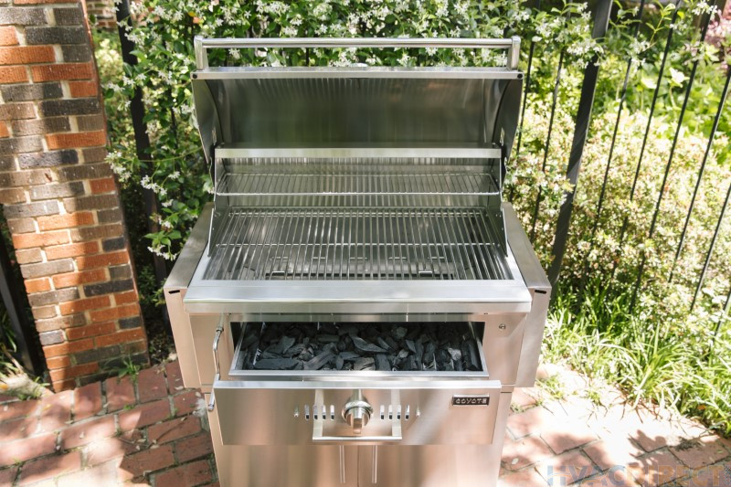 Coyote 36-Inch Freestanding Stainless Steel Charcoal Grill - C1CH36/C1CH36CT