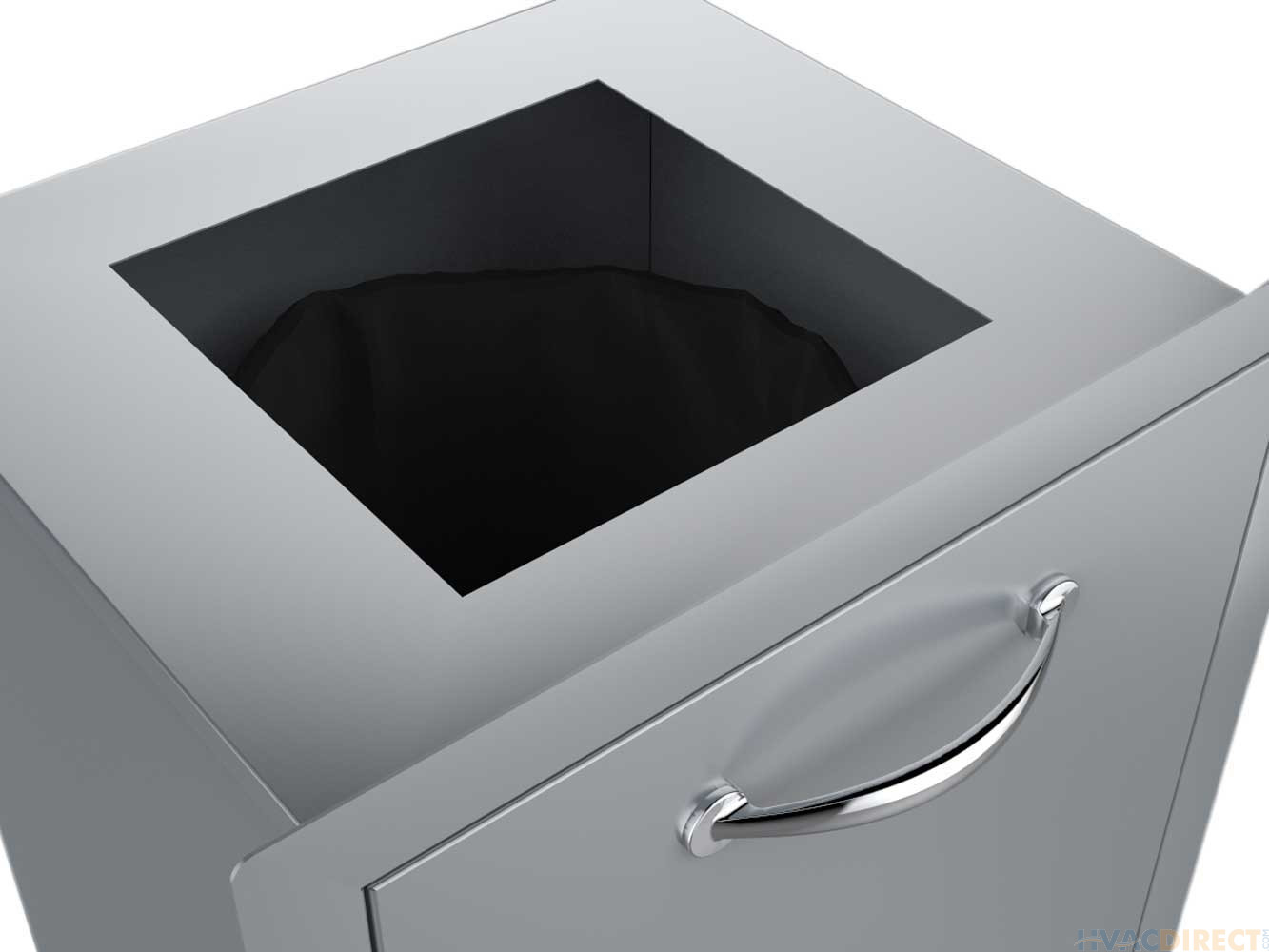 Sunstone Classic 20-Inch Roll-Out Trash Bin - A-TRHD- Drawer Open View