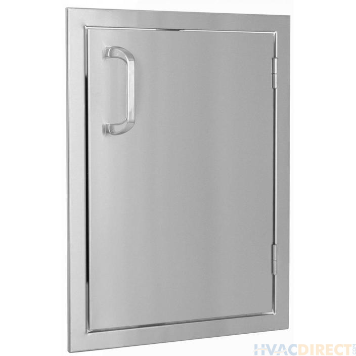 BBQ Direct Universal 18-Inch Single Access Door - Vertical (Reversible)