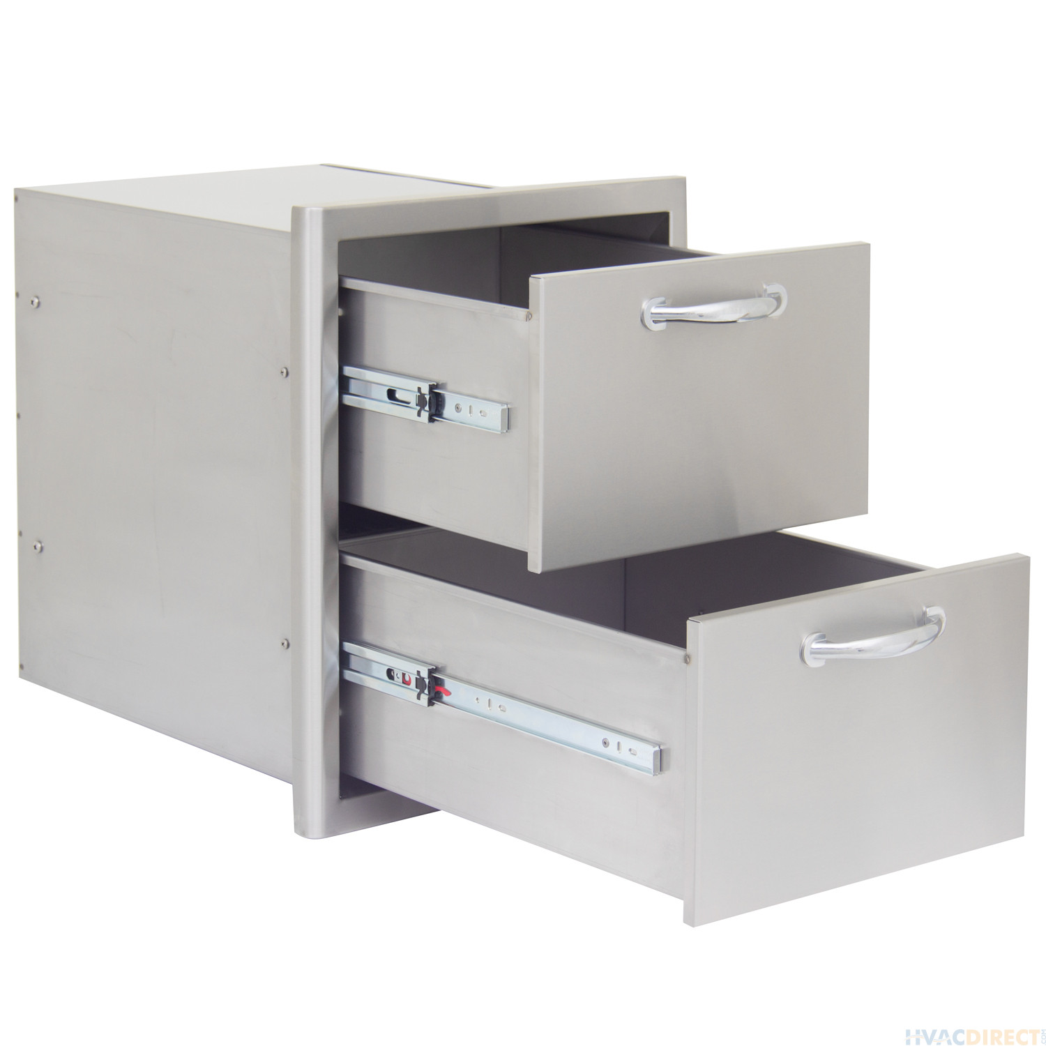 Blaze 16-Inch Stainless Steel Double Access Drawer - BLZ-DRW2-R