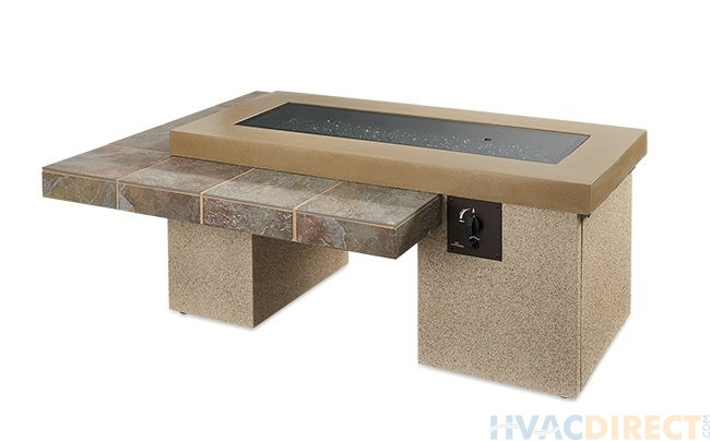 The Outdoor Greatroom Brown Uptown Gas Fire Pit Table - UPT-1242-BRN