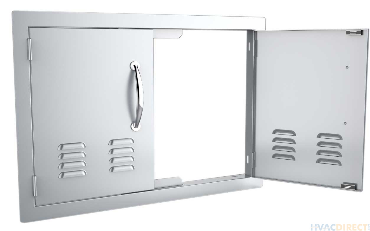 Sunstone Classic 30-Inch Vented Double Door Flush Mount - C-DD30- Front View