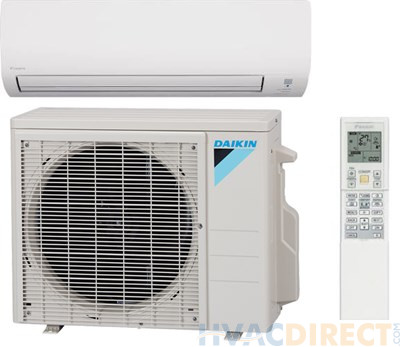 Daikin 19 Series 12,000 BTU 19 SEER Ductless Mini-Split Heat Pump System