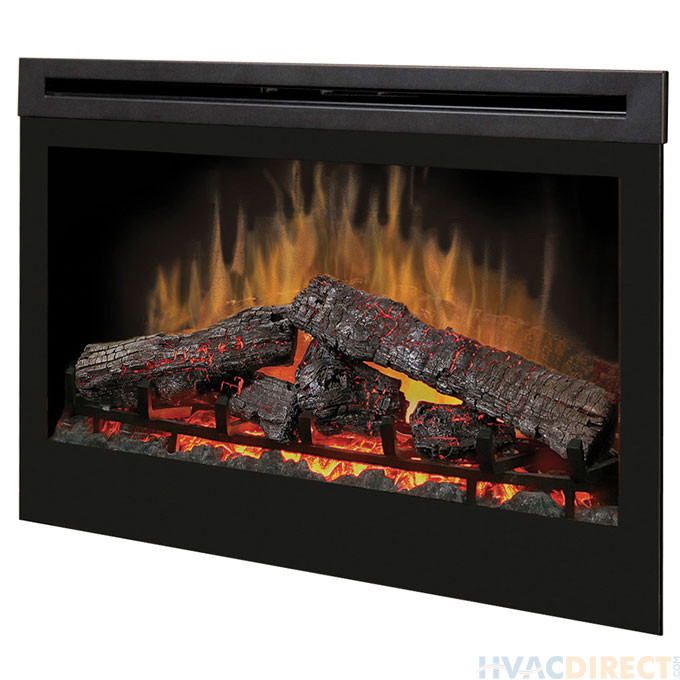 Dimplex 33-Inch Self-Trimming Electric Fireplace - Inner-Glow Logs- DF3033ST