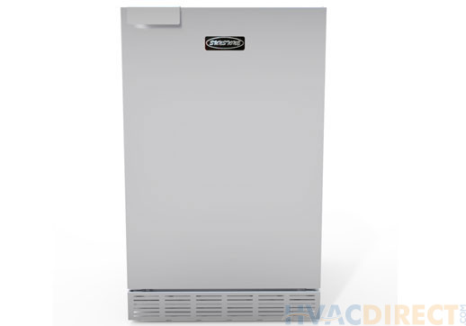 Sunstone 21" 304 Stainless Steel Outdoor Rated Refrigerator - SAPFR21PRO- Front View