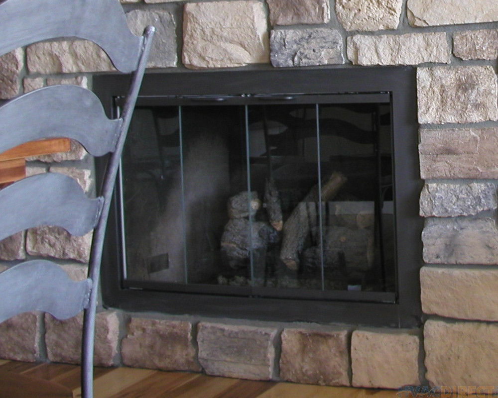 Thermo-Rite 1/4-Inch Steel Fireplace Glass Door - Heritage Quick Ship