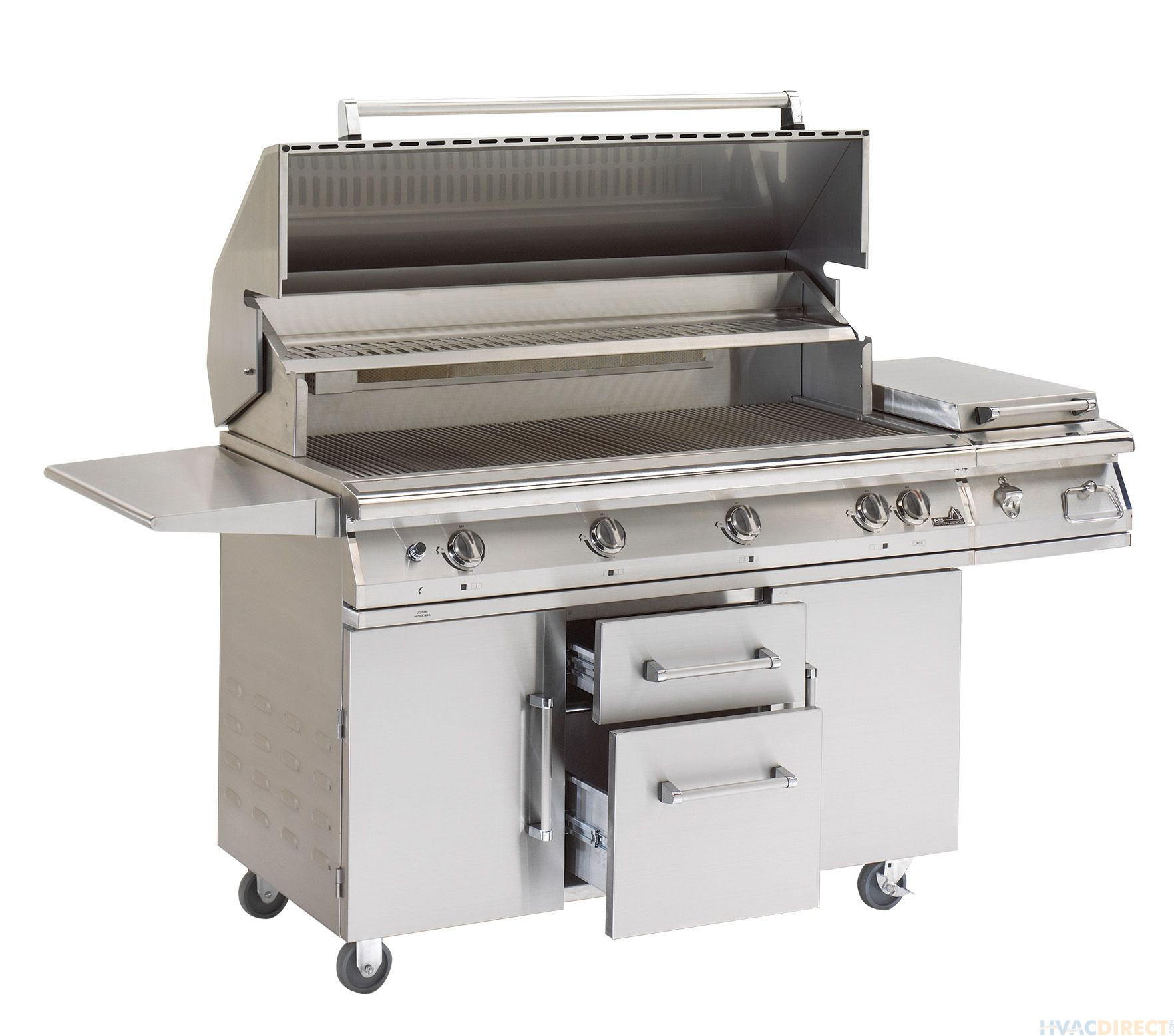 PGS Legacy Stainless Steel Portable Cart for Big Sur Grills