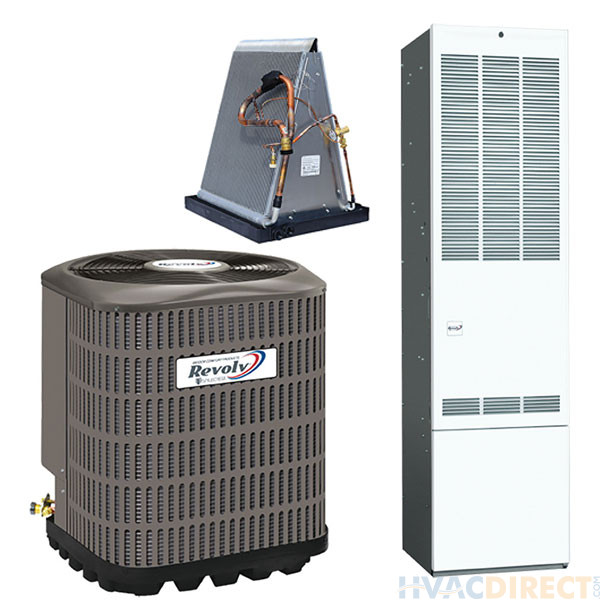 3.5 Ton 13 SEER 80% 90,000 BTU Revolv AccuCharge Mobile Home Air Conditioner and Gas Furnace System