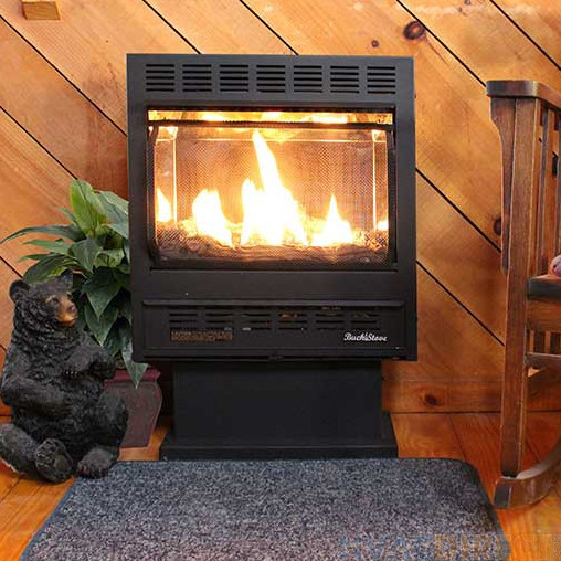 Buck Stove 1127 Vent Free Gas Stove Or Fireplace with Pedestal 