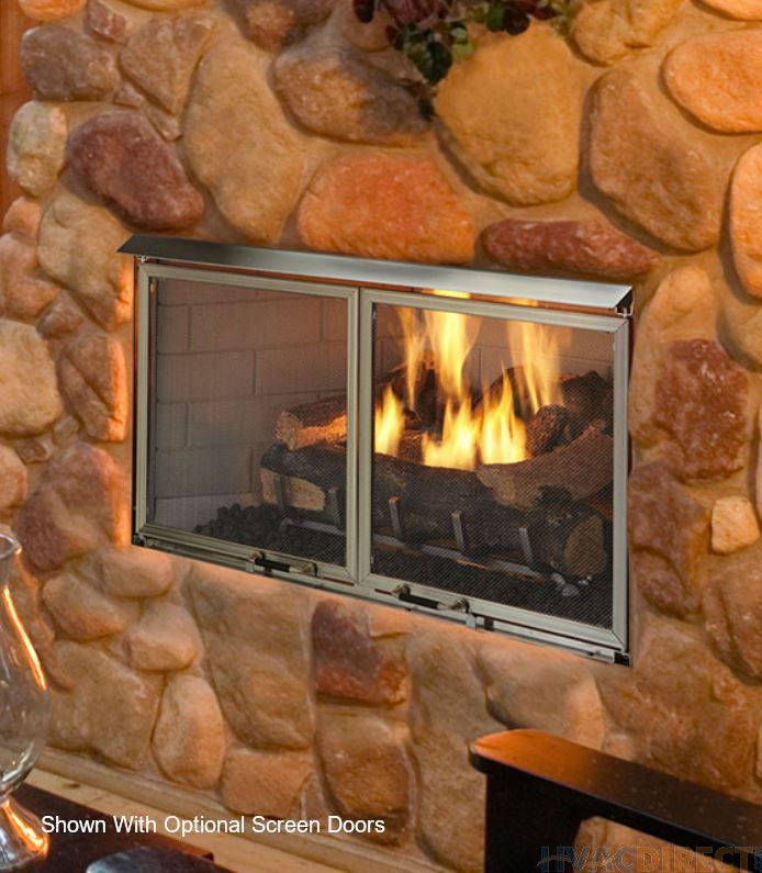 Majestic 36-Inch Villa Outdoor Gas Fireplace- ODVILLAG-36T