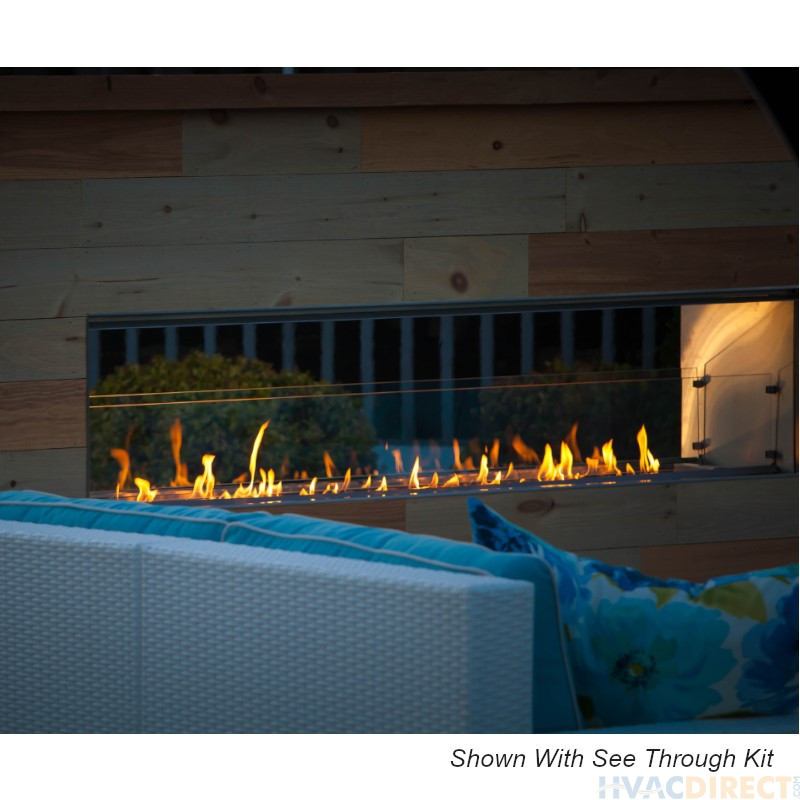 Firegear Outdoor 72" Kalea Bay Outdoor Gas Fireplace - OFP-72LECO-NLED