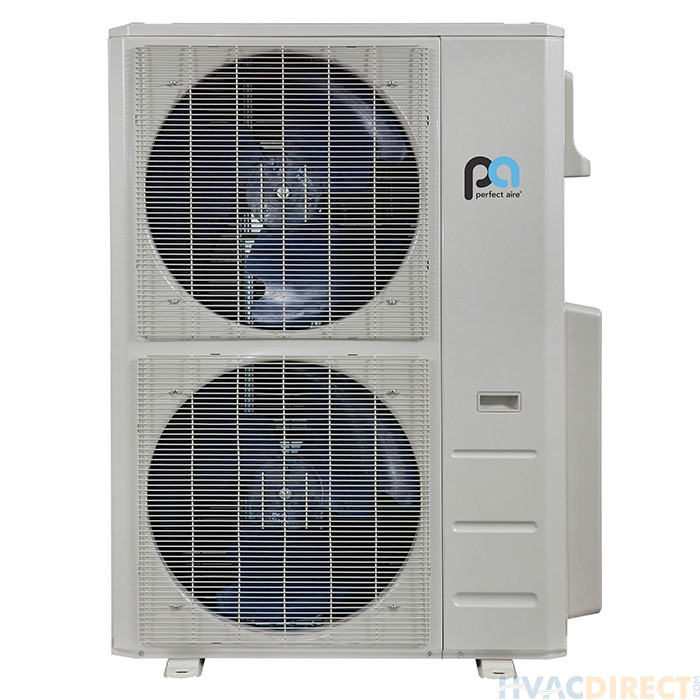 Perfect Aire 48,000 BTU 21.5 SEER Dual Zone Heat Pump System 12+24 - Concealed Duct
