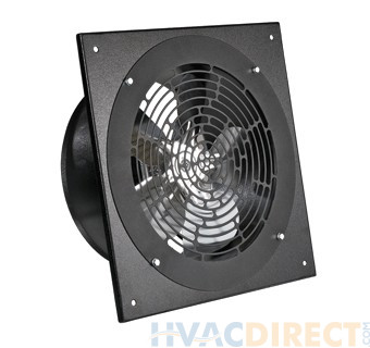 VENTS-US 8" Extract Axial Square Metal Fan - OV1 200 Series
