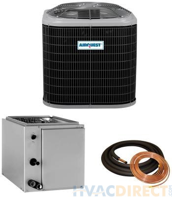 1.5 Ton 14 SEER AirQuest Air Conditioner with Vertical 17" Cased Coil