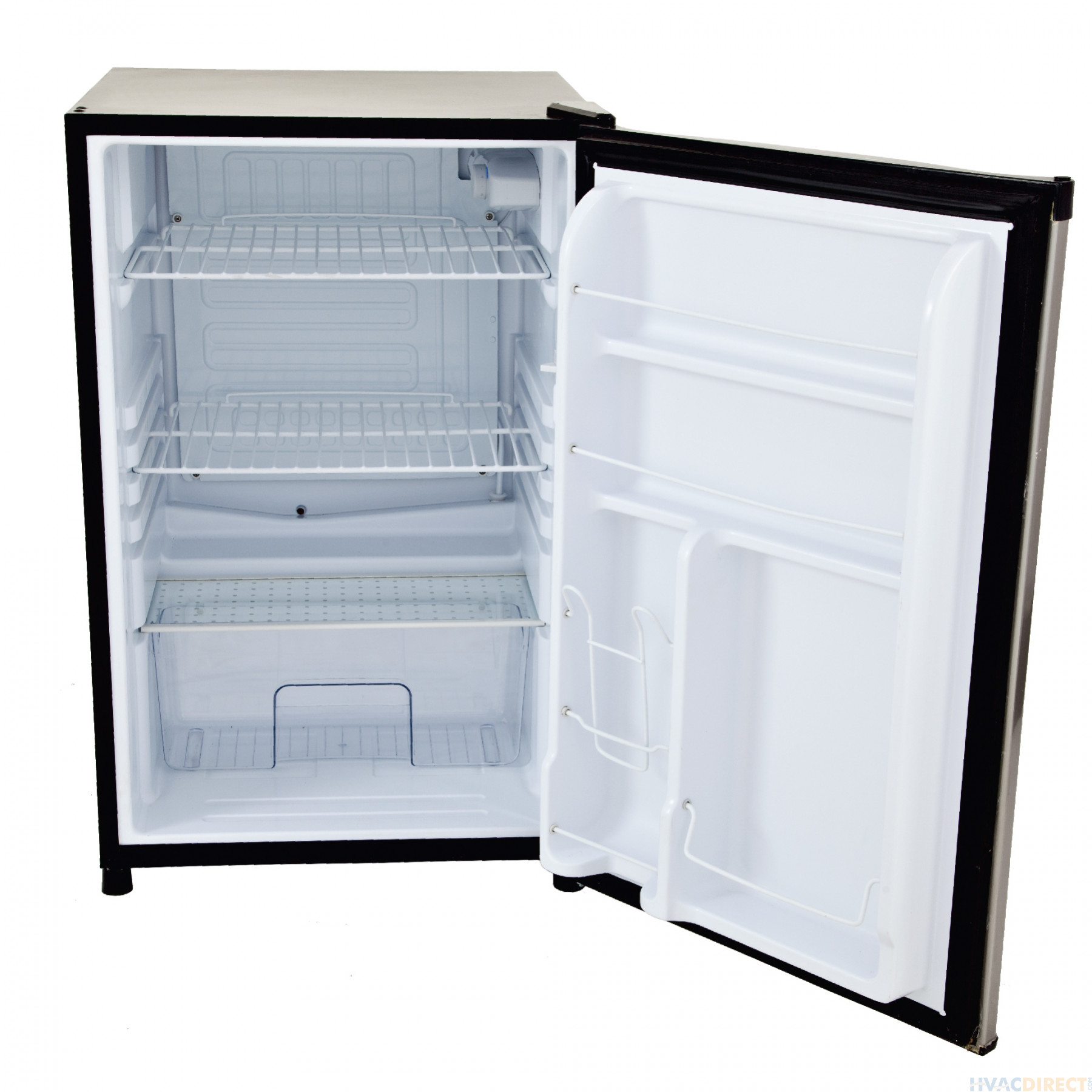 Lion Refrigerator 4.5 Cubic Ft Stainless Steel Front Door