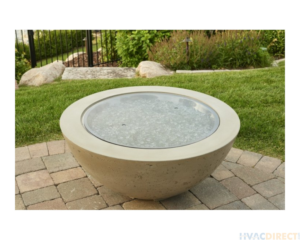 The Outdoor Greatroom 30-Inch Round Stainless Steel Gas Fire Pit Burner - CF-30-DIY