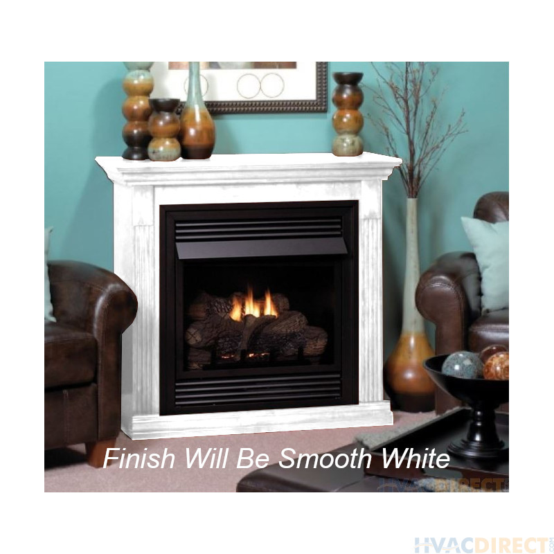 Empire Vail Vent-Free Fireplace - 26-inch Special Edition With Mantel Cabinet