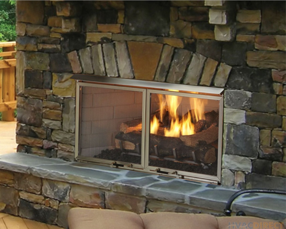 Majestic 42-Inch Villa Outdoor Gas Fireplace- ODVILLAG-42T