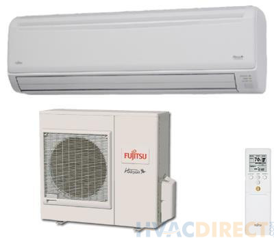 Fujitsu 18,000 BTU 19 SEER Ductless Mini-Split Heat Pump System
