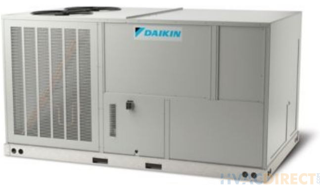 Daikin 15 Ton 350,000 BTU Light Commercial 12.6 IEER Gas/Electric Packaged Unit - Two Speed Belt Driven 208/230V