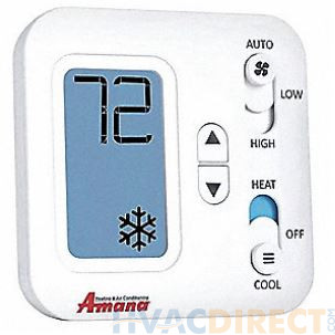 Amana PTAC Non-Programmable Thermostat and Wiring Harness - 2 Stage Heat / 1 Stage Cool