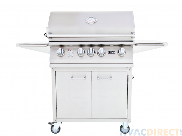 Lion L75000 32-Inch Stainless Steel Freestanding Gas Grill - L75000