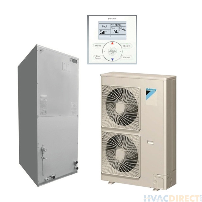 Daikin SkyAir FTQ Series 30,000 BTU 19.5 SEER Single Zone Ductless Mini-Split Heat Pump System - Multi-Positional