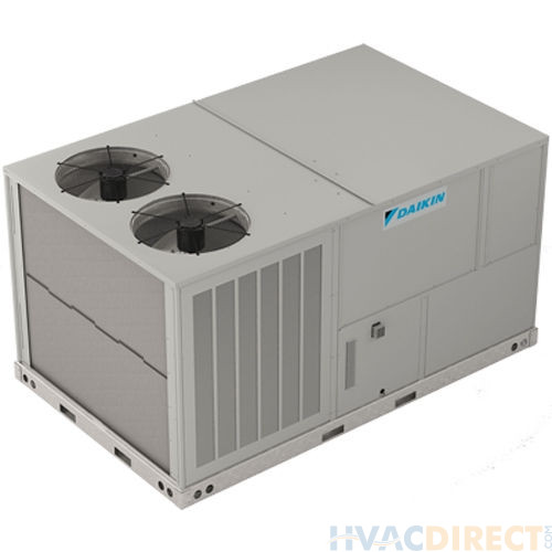 Daikin 12.5 Ton 210,000 BTU Light Commercial 12.4 IEER Gas/Electric Packaged Unit - Two Speed Belt Driven 208/230V