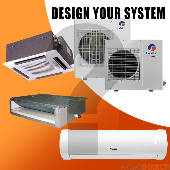 Gree Design Your Own Tri Zone Heat Pump System
