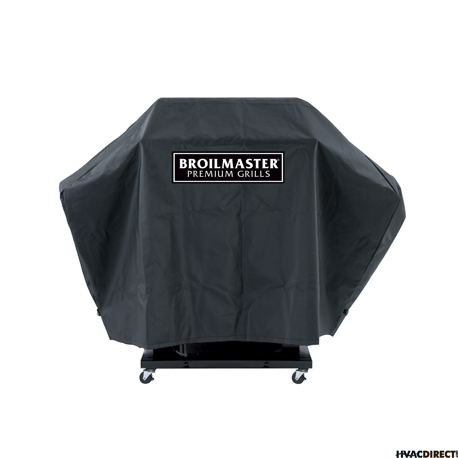 Broilmaster Full Length Premium Grill Cover For P, H, R, And T Series Grills On Cart With Two Side Shelves - DPA110