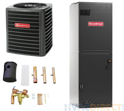 2.5 Ton 14 SEER Goodman Heat Pump and Coil System