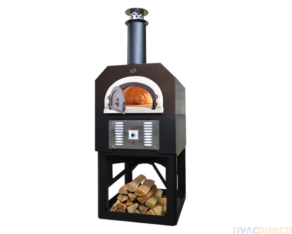 Chicago Brick Oven-750 Dual Fuel Residential With Stand - CBO-O-STD-750-HYB-Residential