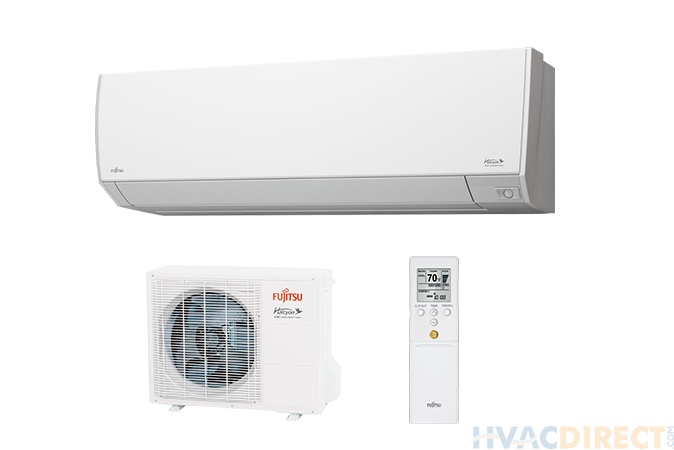 Fujitsu 12,000 BTU 29.3 SEER Ductless Mini-Split Heat Pump System