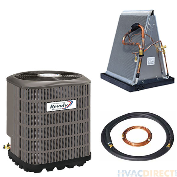 Revolv 2 ton 14 SEER Mobile Home Heat Pump & Coil With AccuCharge Quick Connect