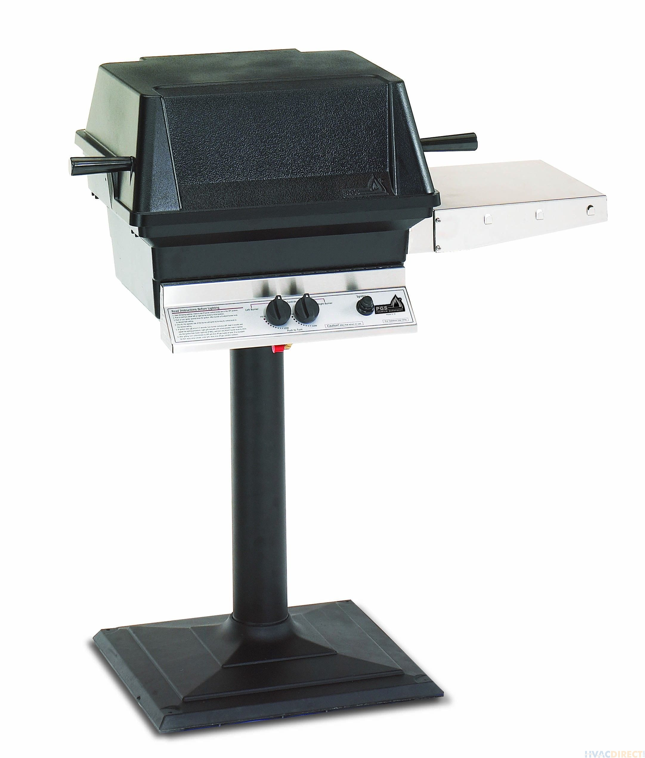 PGS Black Post and Base Kit for A-Series or T-Series Grills