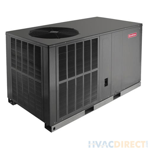 Goodman 3.5 Ton 16 SEER Dedicated Horizontal Packaged Heat Pump System