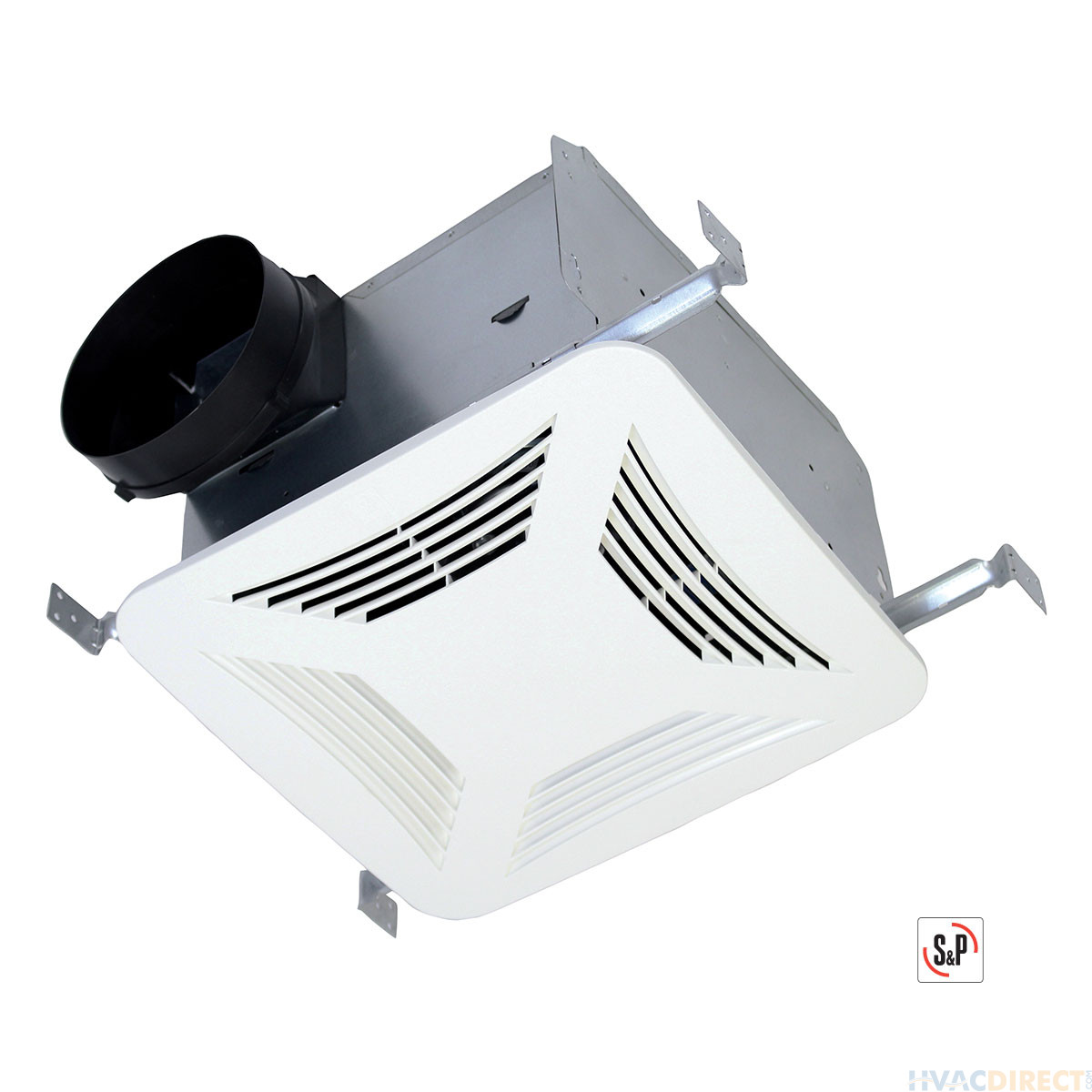 S&P Premium Choice Ceiling Mounted Bathroom Exhaust Fan With DC Motor And Humidity Sensor - PCD110XH