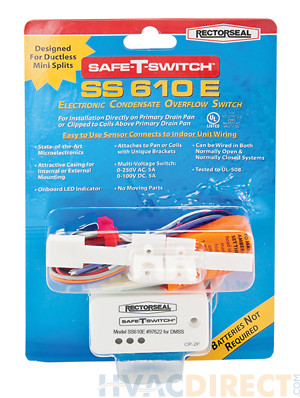 Mini Split Pan Float Switch - Safe-T-Switch SS610E
