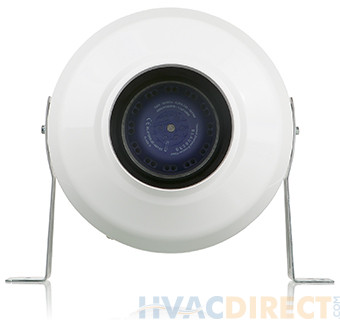 VENTS-US VK 150 Series 6" Inline Centrifugal Plastic Fan - VK 150