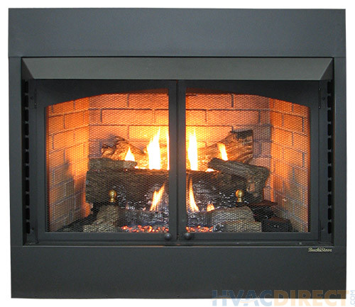 Buck Stove Model ZCBBXL 42-Inch Vent Free Gas Fireplace- Propane Gas