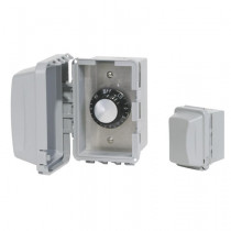 Infratech Single Regulator Switch with Surface Mount Weatherproof Box Electrical Box 120V - 15A/1500W Max